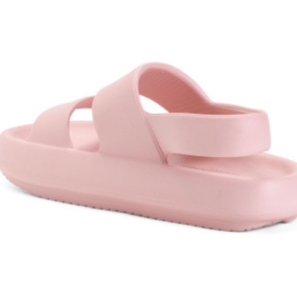 BEACH SLIDES by J/SLIDES Womens Size 8 Pink Synthetic New - Picture 4 of 8